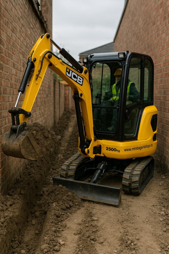 Mini bager iskop Sremčica – Brzo i povoljno
