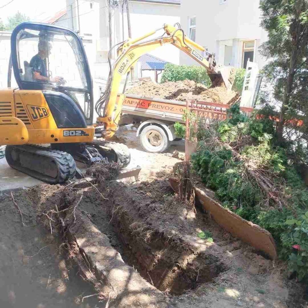 Mini bager iskop Sremčica – Brzo i povoljno